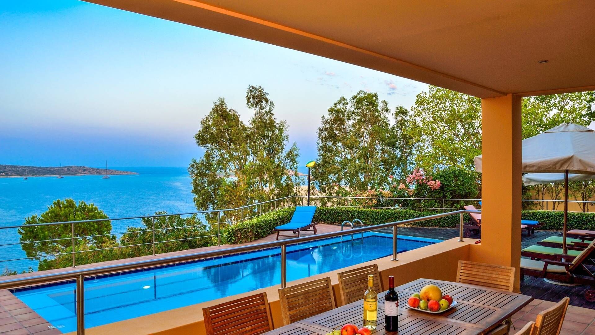 Piscine extérieure, piscine chauffée