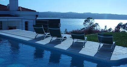 Villa with stunning lagoon views and pool