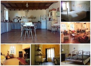 5 habitaciones, tabla de planchar con plancha y cuna de viaje