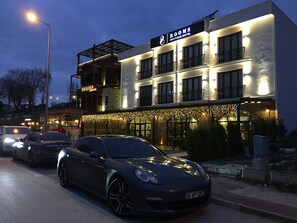 Front of property - evening/night