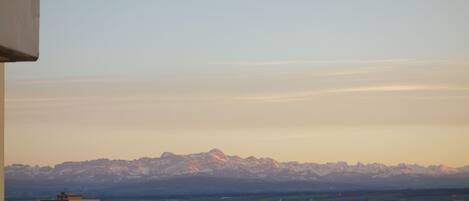 Vue depuis lâhĂ©bergement