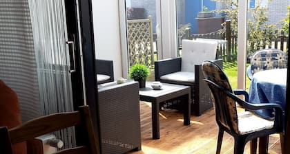 Bungalow 58 qm, 300 m vom Strand und subtropischem Bade-Paradies, WLAN