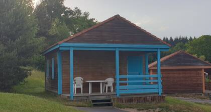 Chalet***, vue panoram, entiÚrement équipé, terrasse privative, piscine couverte