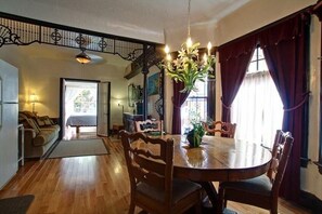 Beautiful New Oak Floor and view of front bedroom