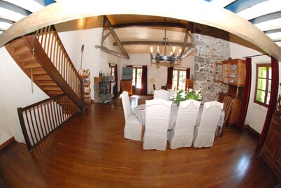 RESIDENCIA ARIEGEOISE A 5 MINUTOS DE SAINT GIRONS CON PISCINA Y SAUNA