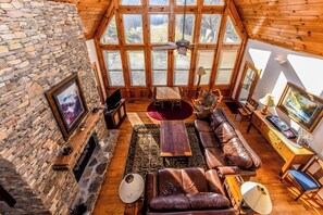 TV, fireplace, ping pong - This Gorgeous home is perfect for gatherings very spacious and wonderful views (Townsend)