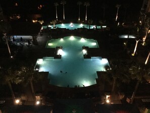 Indoor pool, a heated pool