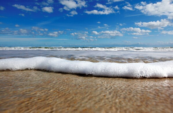 On the beach