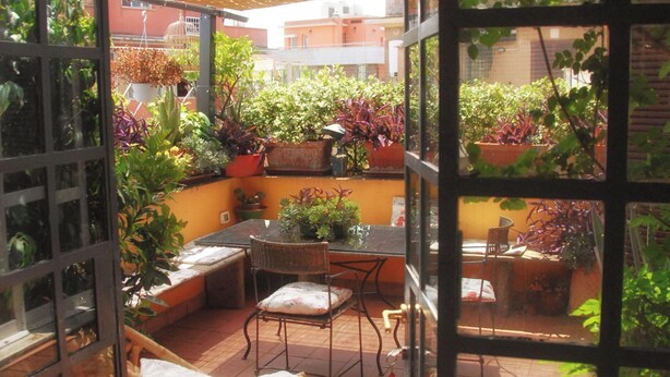 Interior - Apartment Fiore is big, romantic,  green terrace close Trastevere and Vatican (Rome)