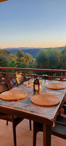 Superb Three-room apartment on the ground floor of a villa with swimming pool