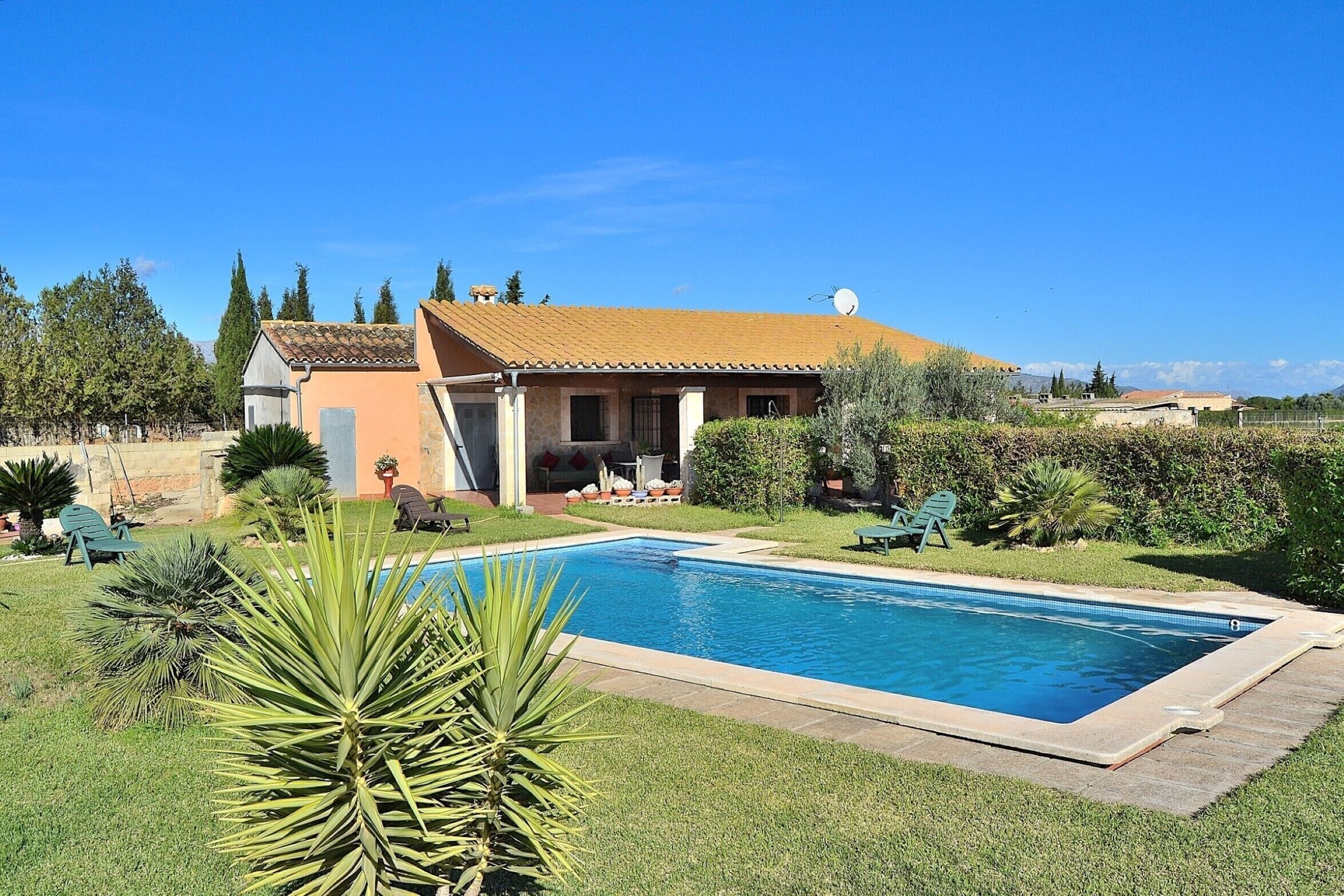 Foto der Finca mit Pool in Muro Mallorca