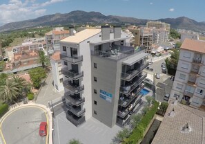Exterior - New apartment with terrace and pool near the beach and shops Inmosantos Nuria 1H (Rosas / Roses)