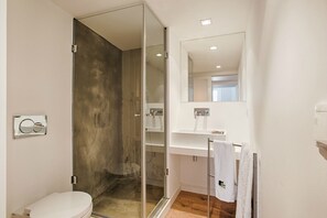 Shower, hair dryer
