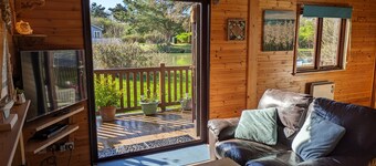 Le lodge au bord du lac, Shorefield Holiday Park