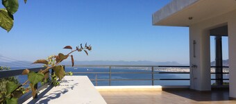 Luxury villa with private heated pool and stunning sea views.