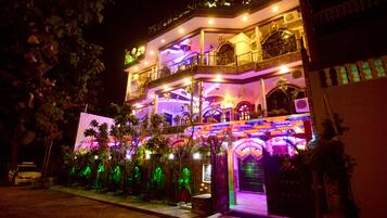 Front of property – evening/night