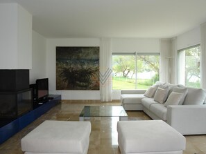 Fernseher, Kamin, DVD-Player, Tischtennisplatte