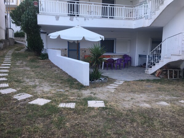 Overnatningsstedets facade