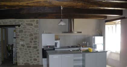 Typical Auvergne country house