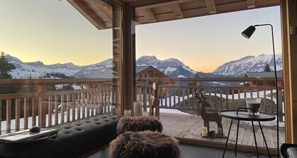 MAGNIFIQUE Chalet 10 personnes , A 200ml d une remontée . WIFI,Jacuzzi et Sauna