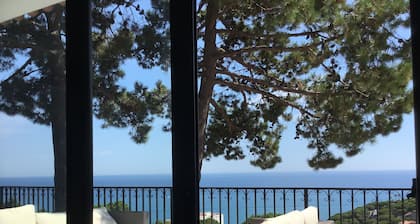 Superb Villa with private pool with Stunning sea views on Barcelona coast.