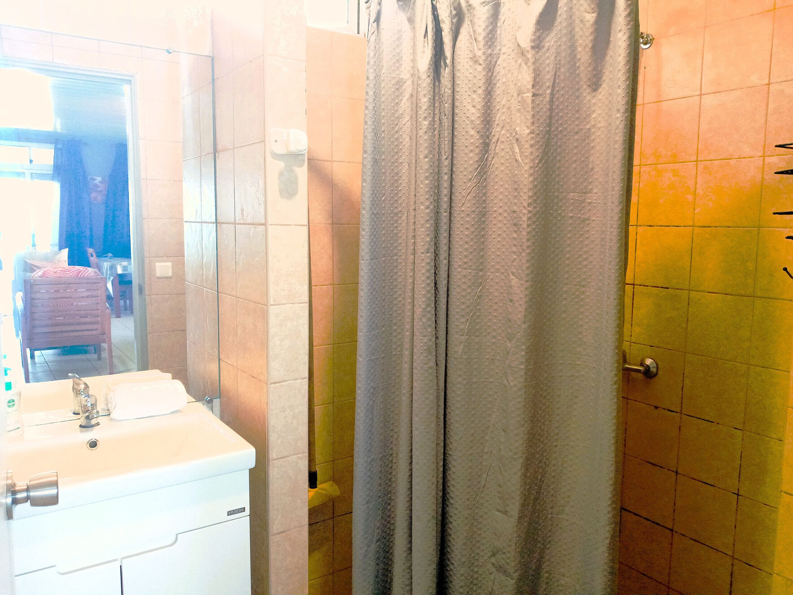 Dusche, Handtücher