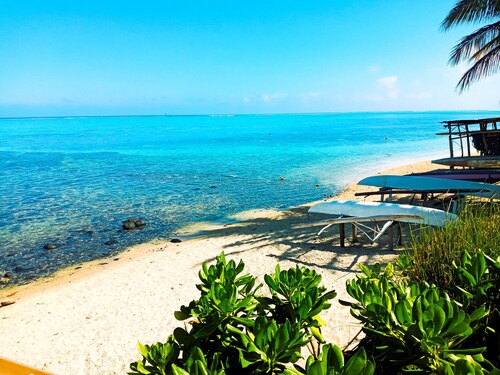 MOOREA - Fare Taina Nui - Bungalow für 7 Personen in Haapiti