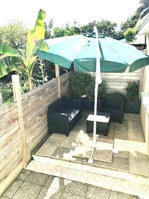 Terrace/patio - rental between land and sea classified 3 stars (Noyal-Muzillac)