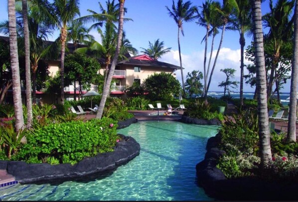 Outdoor pool - One Bedroom Garden View at Kauai Coast Available DEC 23-30, 2025 (Kapaa)