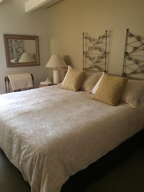 2 bedrooms, desk, iron/ironing board, WiFi