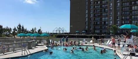 Indoor pool, outdoor pool
