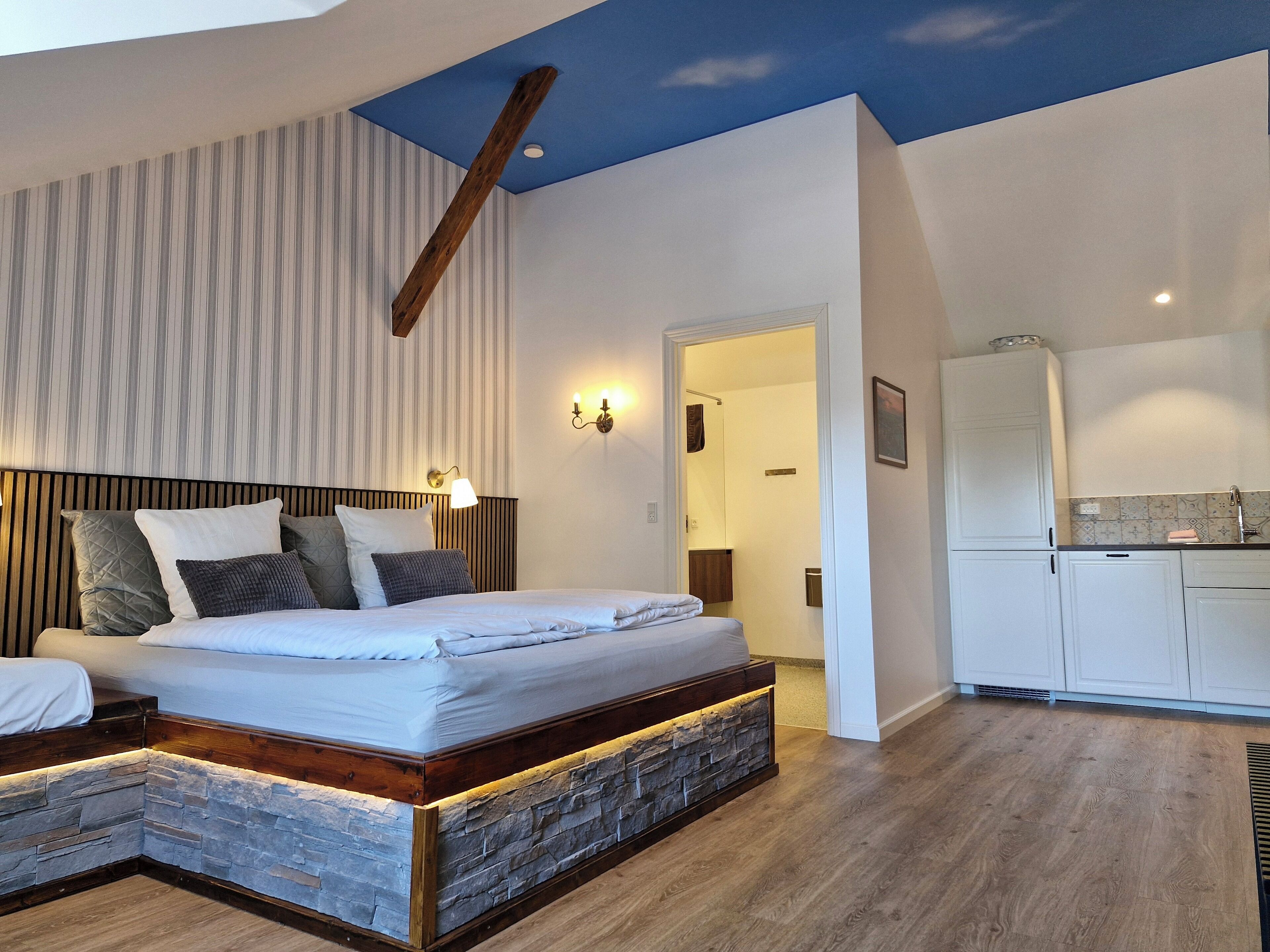 Exclusive Studio | 1 bilik tidur, peralatan tempat tidur premium, dihias secara berasingan 