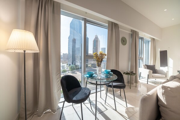 Premium Apartment | View from room - HiGuests - Central Park (Dubai)