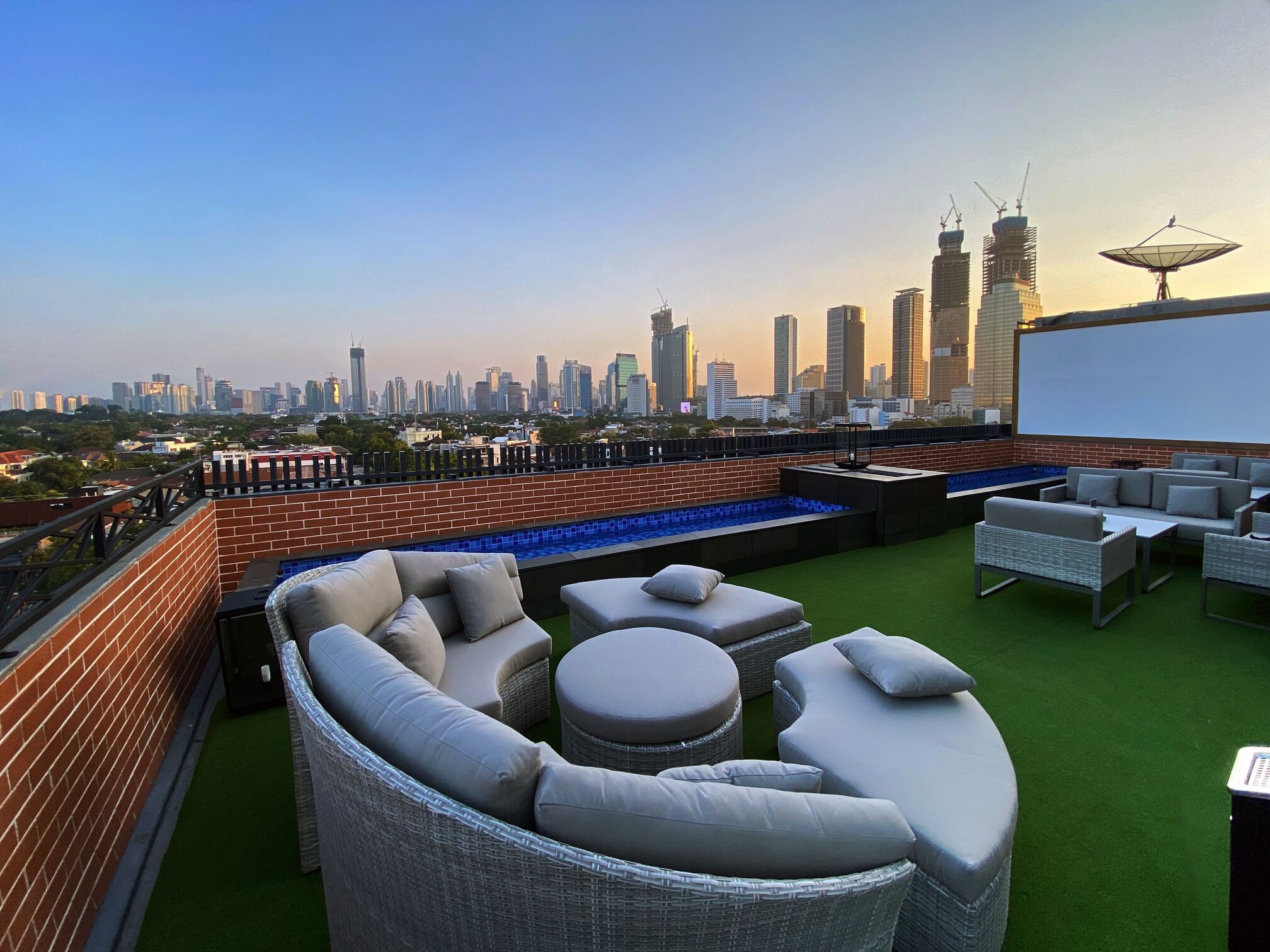 Rooftop terrace