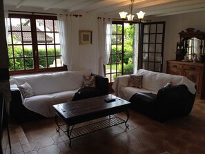 TV, fireplace, video games, table tennis