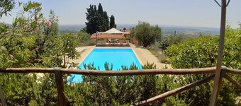 Villa Agriturismo Podere Pilar in Tuscany  10 people - spectacular swimming pool