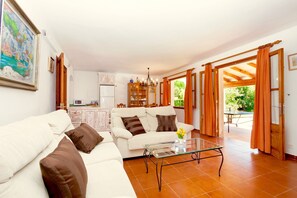 Fernseher, Kamin, DVD-Player, Tischtennisplatte