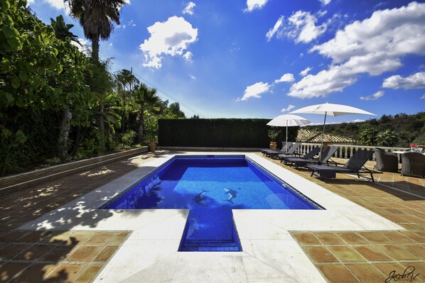 Una piscina riscaldata