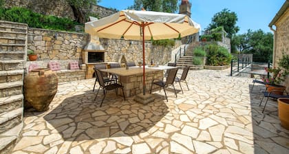 Family Paxos villa with private pool and stunning views