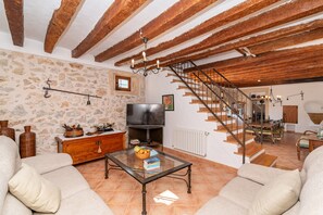 TV, fireplace, DVD player