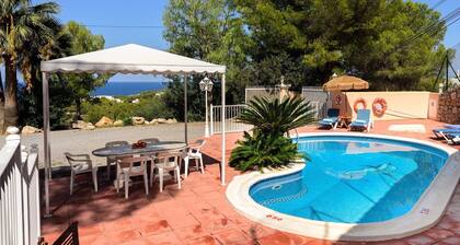 VILLA SA DESCOBERTA - Yksityinen huvila 6 hengelle, ilmainen WIFI, uima-allas ja merinäköala. Paratiisi Ibiza !!!!