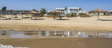 On the beach