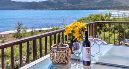 Beautiful Front-Line Beach House Up To 6 Guests in Mallorca🏖️