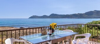 Beautiful Front-Line Beach House Up To 6 Guests in Mallorca🏖��️