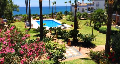 geräumige Wohnung für bis zu 5 Personen direkt am Strand mit Panorama-Ausblick
