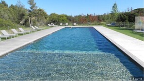 屋外プール、温水プール