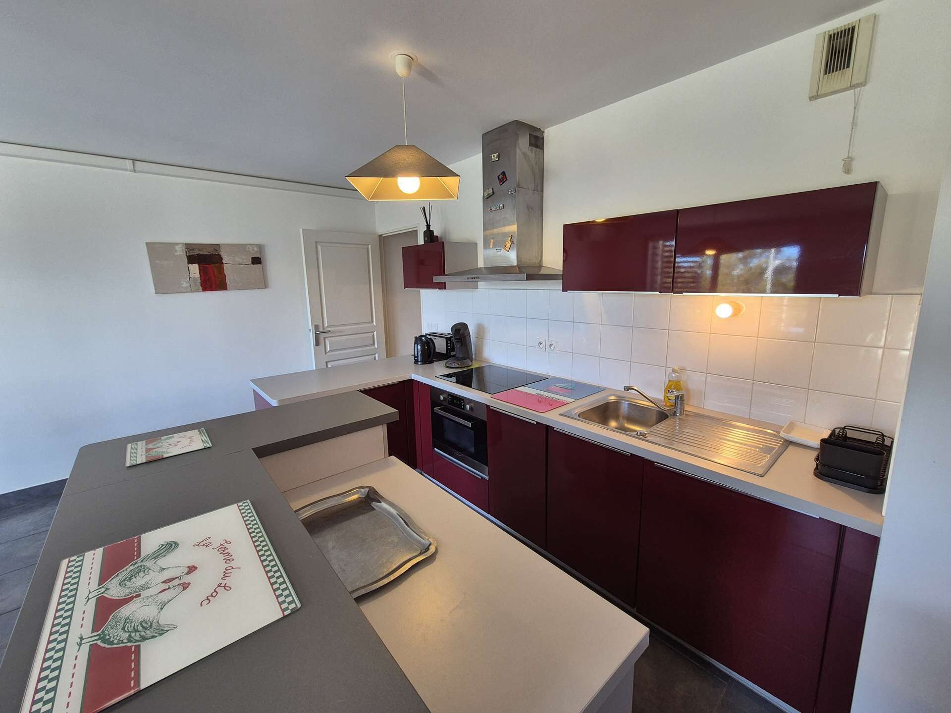 Fridge, oven, dishwasher, toaster