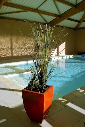 Indoor pool, a heated pool