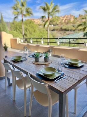 Outdoor dining - 32 - Apartment near Santa Maria golf, Elviria (Marbella)