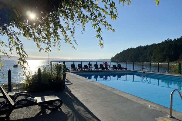 Have fun relaxing by our Oceanside heated pool open May to September